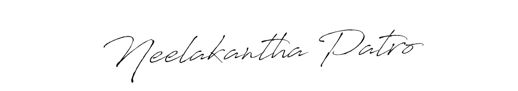 You should practise on your own different ways (Antro_Vectra) to write your name (Neelakantha Patro) in signature. don't let someone else do it for you. Neelakantha Patro signature style 6 images and pictures png