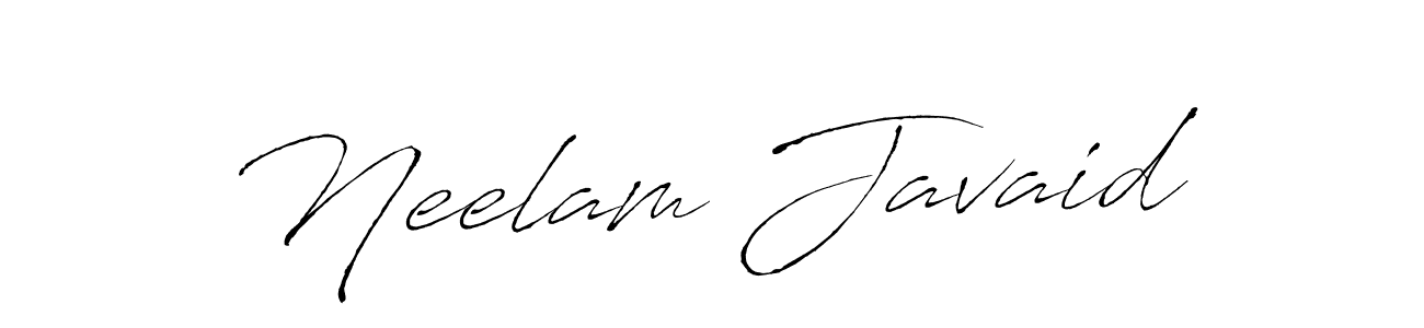 This is the best signature style for the Neelam Javaid name. Also you like these signature font (Antro_Vectra). Mix name signature. Neelam Javaid signature style 6 images and pictures png