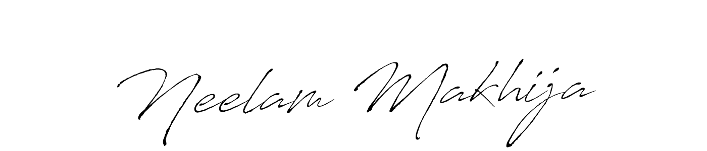 You can use this online signature creator to create a handwritten signature for the name Neelam Makhija. This is the best online autograph maker. Neelam Makhija signature style 6 images and pictures png