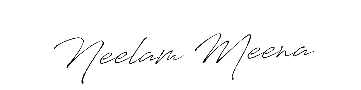 Also we have Neelam Meena name is the best signature style. Create professional handwritten signature collection using Antro_Vectra autograph style. Neelam Meena signature style 6 images and pictures png