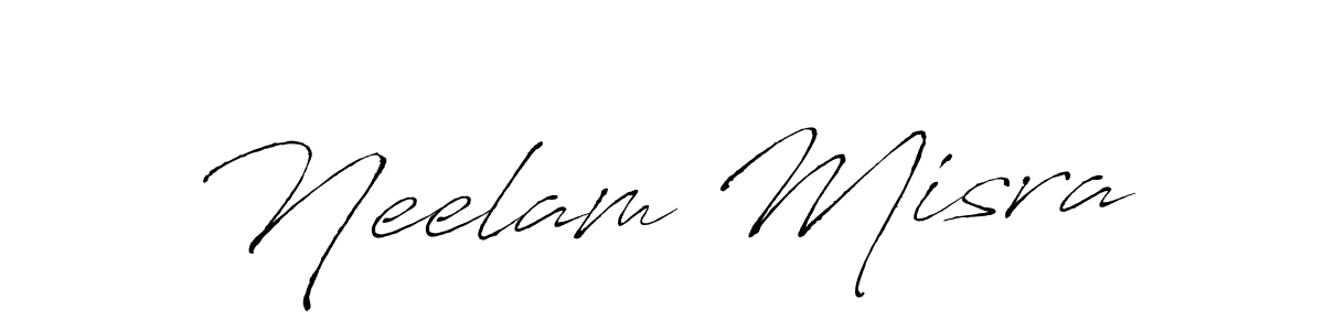 Also we have Neelam Misra name is the best signature style. Create professional handwritten signature collection using Antro_Vectra autograph style. Neelam Misra signature style 6 images and pictures png