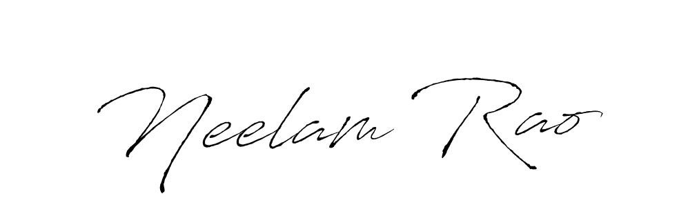 Make a beautiful signature design for name Neelam Rao. Use this online signature maker to create a handwritten signature for free. Neelam Rao signature style 6 images and pictures png