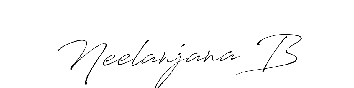 You should practise on your own different ways (Antro_Vectra) to write your name (Neelanjana B) in signature. don't let someone else do it for you. Neelanjana B signature style 6 images and pictures png
