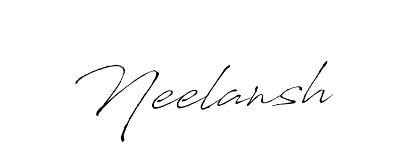 Create a beautiful signature design for name Neelansh. With this signature (Antro_Vectra) fonts, you can make a handwritten signature for free. Neelansh signature style 6 images and pictures png