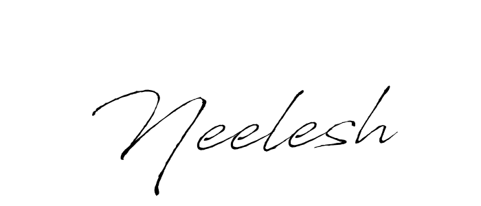 Create a beautiful signature design for name Neelesh. With this signature (Antro_Vectra) fonts, you can make a handwritten signature for free. Neelesh signature style 6 images and pictures png