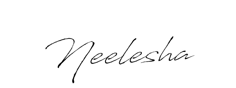 Similarly Antro_Vectra is the best handwritten signature design. Signature creator online .You can use it as an online autograph creator for name Neelesha. Neelesha signature style 6 images and pictures png