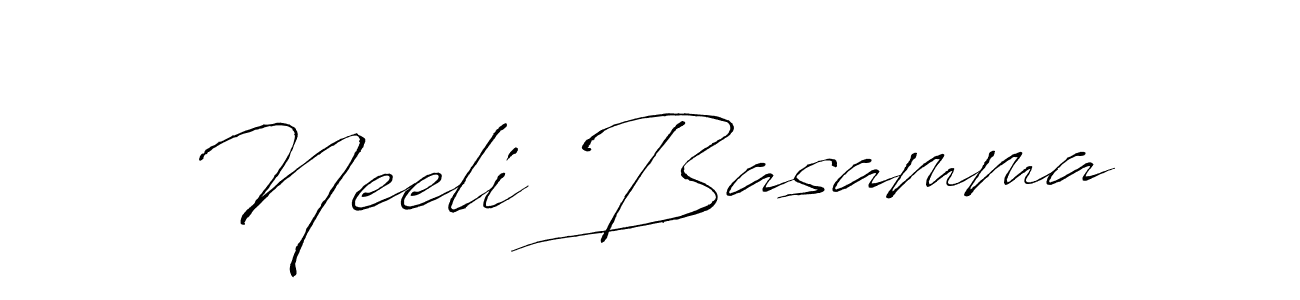 How to make Neeli Basamma signature? Antro_Vectra is a professional autograph style. Create handwritten signature for Neeli Basamma name. Neeli Basamma signature style 6 images and pictures png