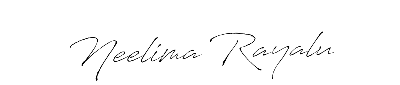 It looks lik you need a new signature style for name Neelima Rayalu. Design unique handwritten (Antro_Vectra) signature with our free signature maker in just a few clicks. Neelima Rayalu signature style 6 images and pictures png