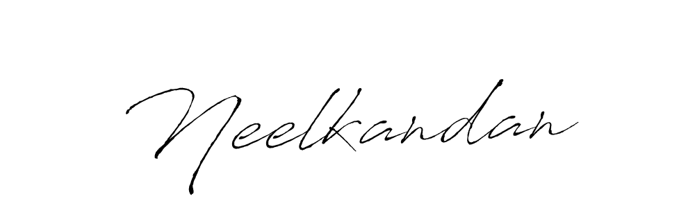 Design your own signature with our free online signature maker. With this signature software, you can create a handwritten (Antro_Vectra) signature for name Neelkandan. Neelkandan signature style 6 images and pictures png