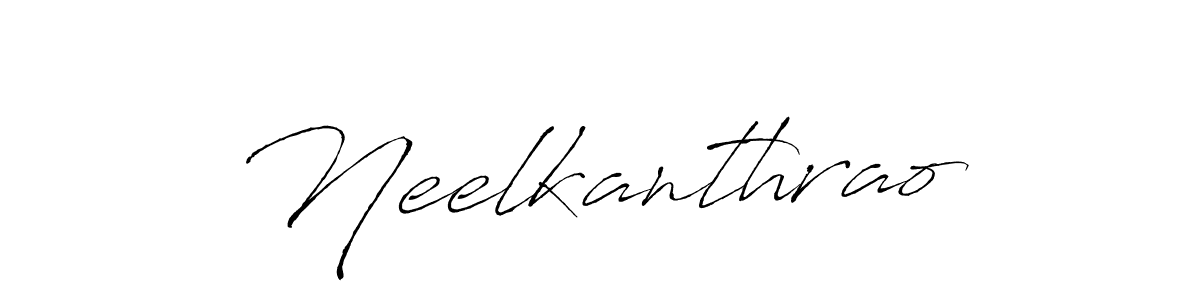 The best way (Antro_Vectra) to make a short signature is to pick only two or three words in your name. The name Neelkanthrao include a total of six letters. For converting this name. Neelkanthrao signature style 6 images and pictures png