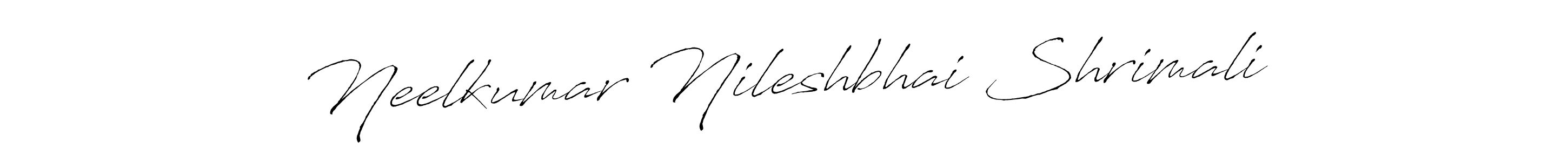 Design your own signature with our free online signature maker. With this signature software, you can create a handwritten (Antro_Vectra) signature for name Neelkumar Nileshbhai Shrimali. Neelkumar Nileshbhai Shrimali signature style 6 images and pictures png