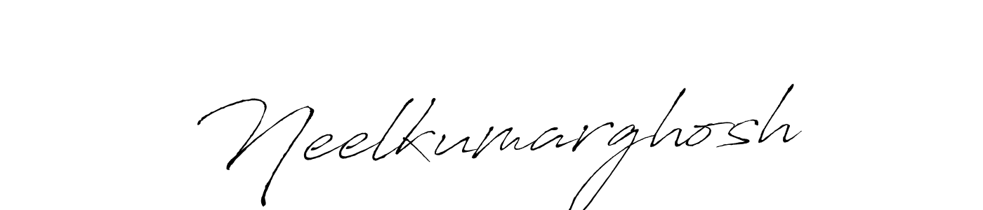 Make a beautiful signature design for name Neelkumarghosh. With this signature (Antro_Vectra) style, you can create a handwritten signature for free. Neelkumarghosh signature style 6 images and pictures png