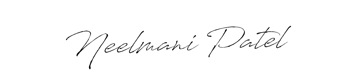 You should practise on your own different ways (Antro_Vectra) to write your name (Neelmani Patel) in signature. don't let someone else do it for you. Neelmani Patel signature style 6 images and pictures png
