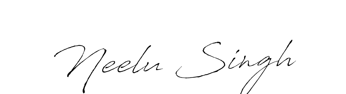 The best way (Antro_Vectra) to make a short signature is to pick only two or three words in your name. The name Neelu Singh include a total of six letters. For converting this name. Neelu Singh signature style 6 images and pictures png