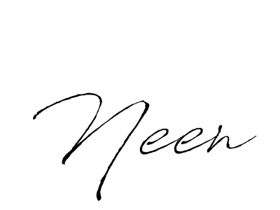 Antro_Vectra is a professional signature style that is perfect for those who want to add a touch of class to their signature. It is also a great choice for those who want to make their signature more unique. Get Neen name to fancy signature for free. Neen signature style 6 images and pictures png