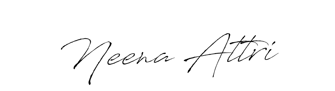 Make a beautiful signature design for name Neena Attri. Use this online signature maker to create a handwritten signature for free. Neena Attri signature style 6 images and pictures png