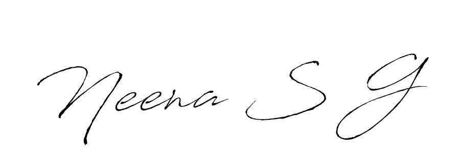 Antro_Vectra is a professional signature style that is perfect for those who want to add a touch of class to their signature. It is also a great choice for those who want to make their signature more unique. Get Neena S G name to fancy signature for free. Neena S G signature style 6 images and pictures png