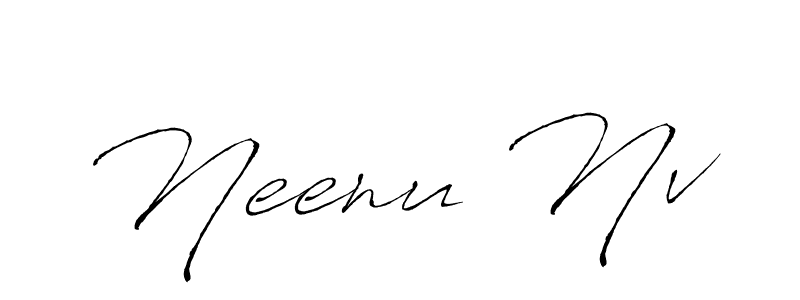 Also we have Neenu Nv name is the best signature style. Create professional handwritten signature collection using Antro_Vectra autograph style. Neenu Nv signature style 6 images and pictures png