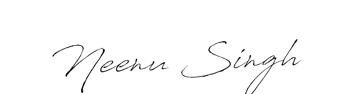 Neenu Singh stylish signature style. Best Handwritten Sign (Antro_Vectra) for my name. Handwritten Signature Collection Ideas for my name Neenu Singh. Neenu Singh signature style 6 images and pictures png