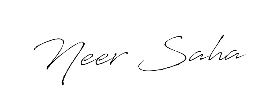 Similarly Antro_Vectra is the best handwritten signature design. Signature creator online .You can use it as an online autograph creator for name Neer Saha. Neer Saha signature style 6 images and pictures png