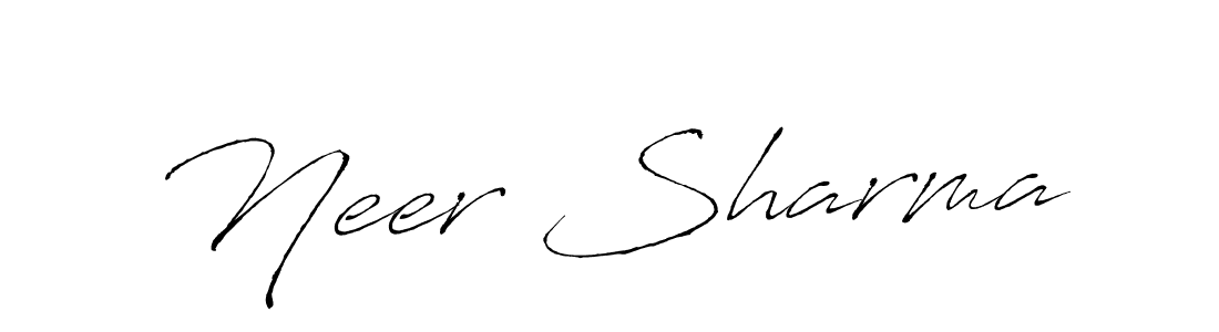 It looks lik you need a new signature style for name Neer Sharma. Design unique handwritten (Antro_Vectra) signature with our free signature maker in just a few clicks. Neer Sharma signature style 6 images and pictures png