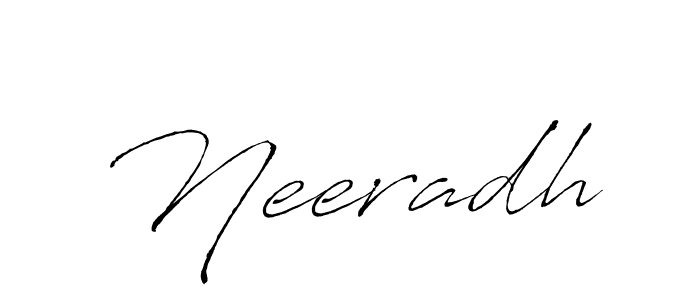 Also we have Neeradh name is the best signature style. Create professional handwritten signature collection using Antro_Vectra autograph style. Neeradh signature style 6 images and pictures png