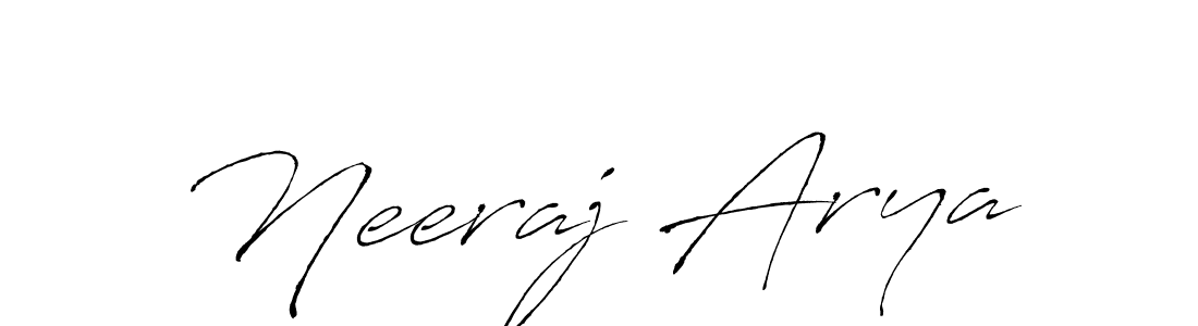 It looks lik you need a new signature style for name Neeraj Arya. Design unique handwritten (Antro_Vectra) signature with our free signature maker in just a few clicks. Neeraj Arya signature style 6 images and pictures png