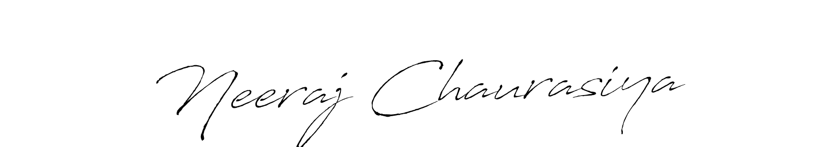 Use a signature maker to create a handwritten signature online. With this signature software, you can design (Antro_Vectra) your own signature for name Neeraj Chaurasiya. Neeraj Chaurasiya signature style 6 images and pictures png