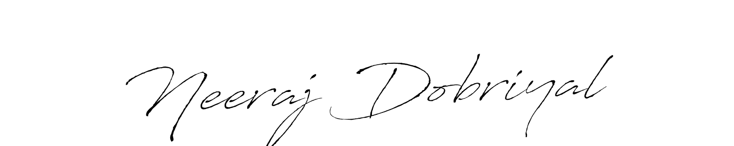 Also we have Neeraj Dobriyal name is the best signature style. Create professional handwritten signature collection using Antro_Vectra autograph style. Neeraj Dobriyal signature style 6 images and pictures png