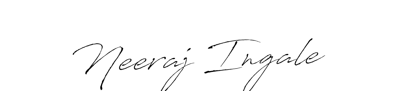 Similarly Antro_Vectra is the best handwritten signature design. Signature creator online .You can use it as an online autograph creator for name Neeraj Ingale. Neeraj Ingale signature style 6 images and pictures png