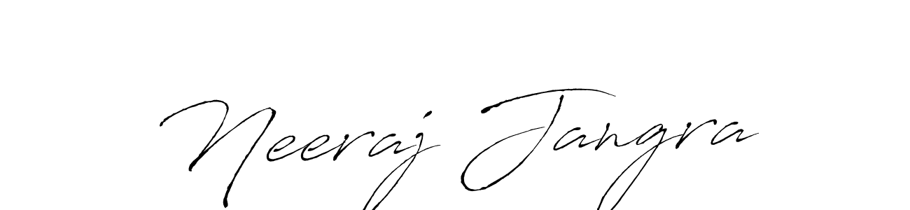 Also we have Neeraj Jangra name is the best signature style. Create professional handwritten signature collection using Antro_Vectra autograph style. Neeraj Jangra signature style 6 images and pictures png