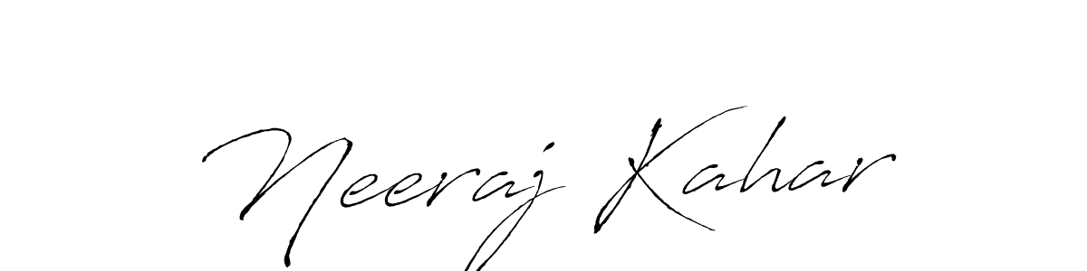 The best way (Antro_Vectra) to make a short signature is to pick only two or three words in your name. The name Neeraj Kahar include a total of six letters. For converting this name. Neeraj Kahar signature style 6 images and pictures png