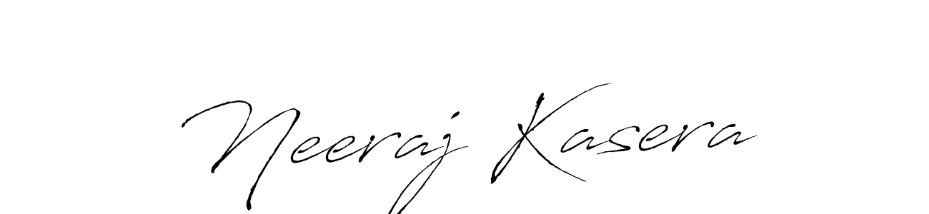 Create a beautiful signature design for name Neeraj Kasera. With this signature (Antro_Vectra) fonts, you can make a handwritten signature for free. Neeraj Kasera signature style 6 images and pictures png