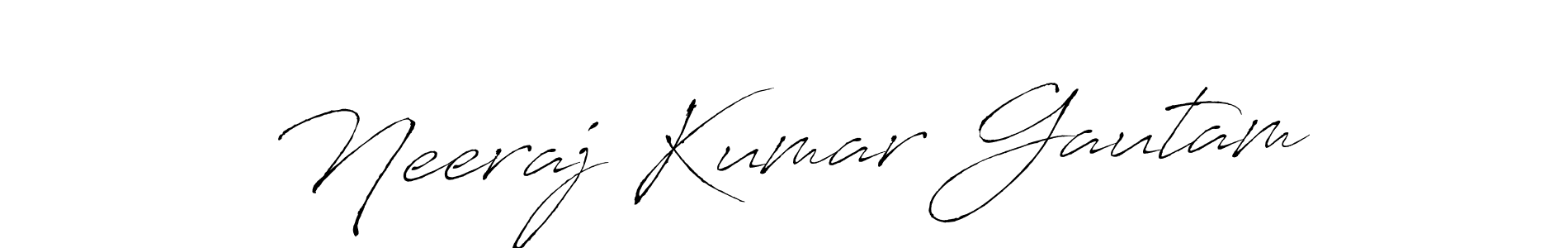 How to make Neeraj Kumar Gautam signature? Antro_Vectra is a professional autograph style. Create handwritten signature for Neeraj Kumar Gautam name. Neeraj Kumar Gautam signature style 6 images and pictures png