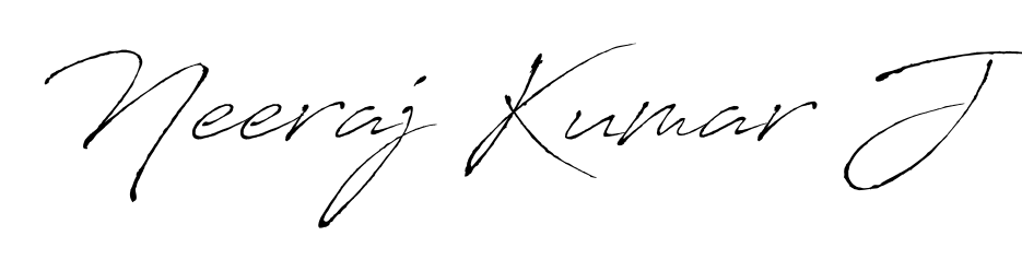 Once you've used our free online signature maker to create your best signature Antro_Vectra style, it's time to enjoy signing your documents with Neeraj Kumar J name. Neeraj Kumar J signature style 6 images and pictures png
