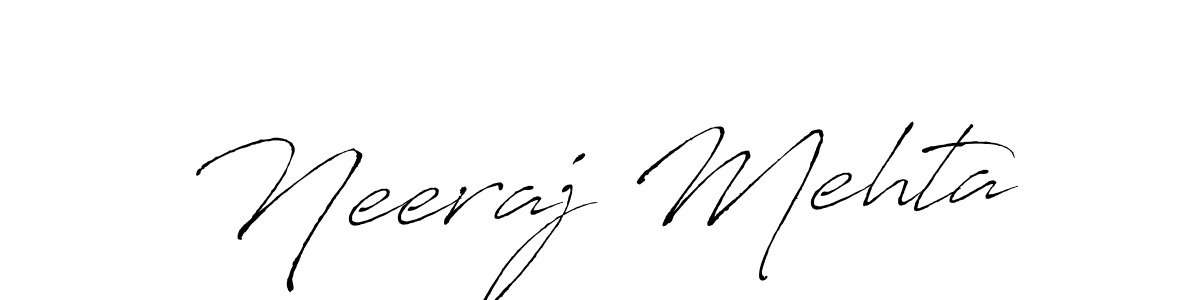 Use a signature maker to create a handwritten signature online. With this signature software, you can design (Antro_Vectra) your own signature for name Neeraj Mehta. Neeraj Mehta signature style 6 images and pictures png