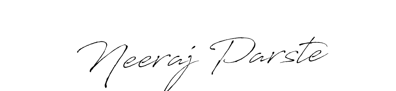 How to make Neeraj Parste signature? Antro_Vectra is a professional autograph style. Create handwritten signature for Neeraj Parste name. Neeraj Parste signature style 6 images and pictures png