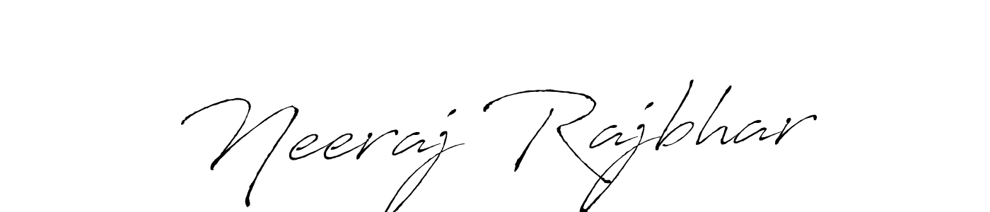 It looks lik you need a new signature style for name Neeraj Rajbhar. Design unique handwritten (Antro_Vectra) signature with our free signature maker in just a few clicks. Neeraj Rajbhar signature style 6 images and pictures png