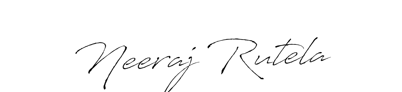 Make a beautiful signature design for name Neeraj Rutela. Use this online signature maker to create a handwritten signature for free. Neeraj Rutela signature style 6 images and pictures png