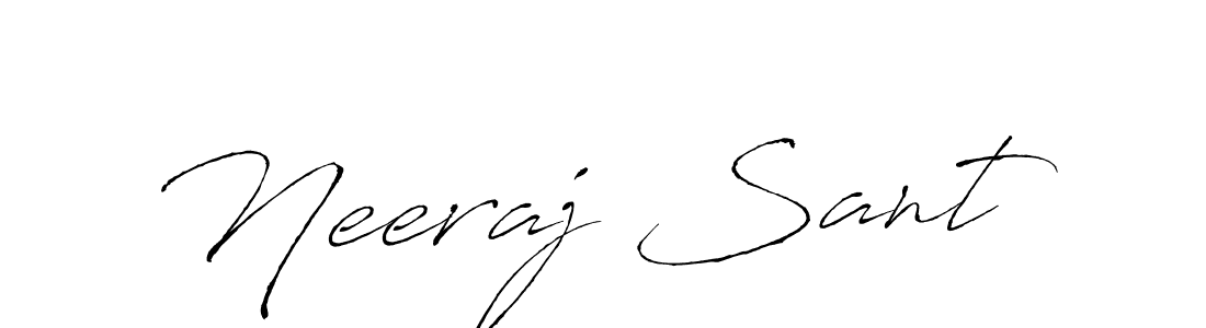 Neeraj Sant stylish signature style. Best Handwritten Sign (Antro_Vectra) for my name. Handwritten Signature Collection Ideas for my name Neeraj Sant. Neeraj Sant signature style 6 images and pictures png