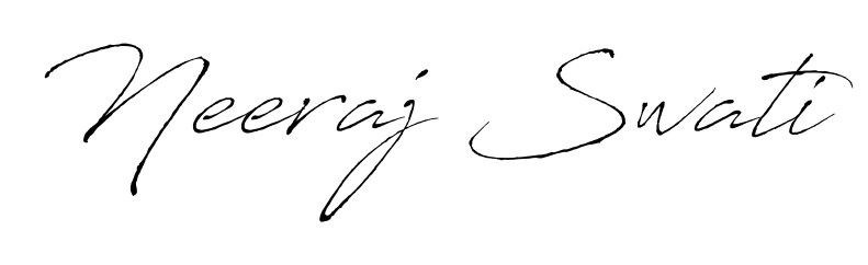 Use a signature maker to create a handwritten signature online. With this signature software, you can design (Antro_Vectra) your own signature for name Neeraj Swati. Neeraj Swati signature style 6 images and pictures png