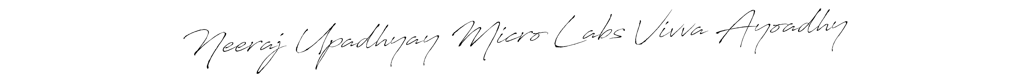 if you are searching for the best signature style for your name Neeraj Upadhyay Micro Labs Vivva Ayoadhy. so please give up your signature search. here we have designed multiple signature styles  using Antro_Vectra. Neeraj Upadhyay Micro Labs Vivva Ayoadhy signature style 6 images and pictures png