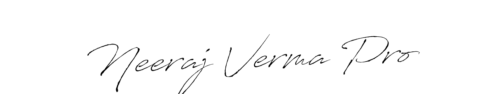 Antro_Vectra is a professional signature style that is perfect for those who want to add a touch of class to their signature. It is also a great choice for those who want to make their signature more unique. Get Neeraj Verma Pro name to fancy signature for free. Neeraj Verma Pro signature style 6 images and pictures png