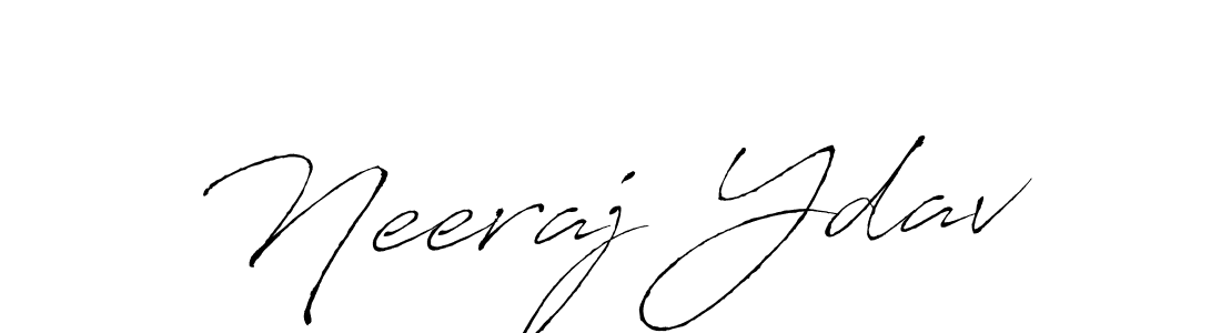 Also we have Neeraj Ydav name is the best signature style. Create professional handwritten signature collection using Antro_Vectra autograph style. Neeraj Ydav signature style 6 images and pictures png