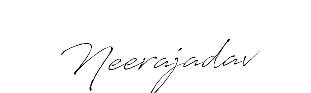 Design your own signature with our free online signature maker. With this signature software, you can create a handwritten (Antro_Vectra) signature for name Neerajadav. Neerajadav signature style 6 images and pictures png