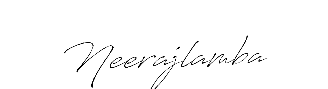 Neerajlamba stylish signature style. Best Handwritten Sign (Antro_Vectra) for my name. Handwritten Signature Collection Ideas for my name Neerajlamba. Neerajlamba signature style 6 images and pictures png