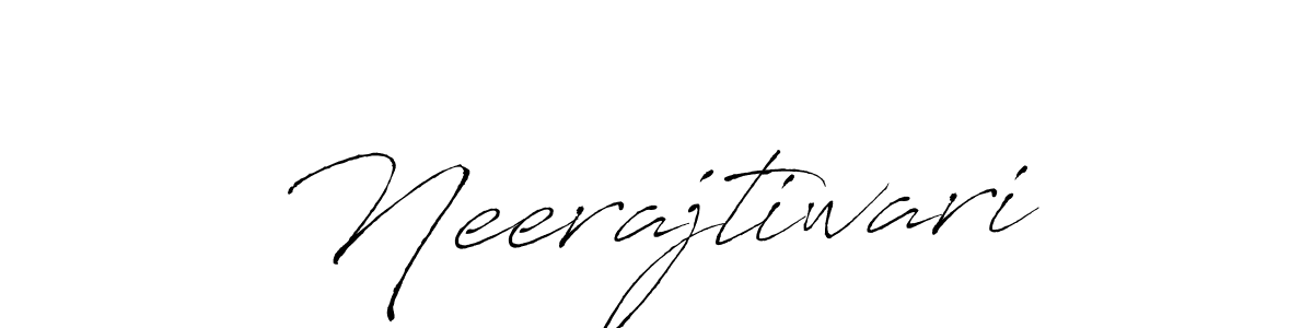 How to make Neerajtiwari name signature. Use Antro_Vectra style for creating short signs online. This is the latest handwritten sign. Neerajtiwari signature style 6 images and pictures png
