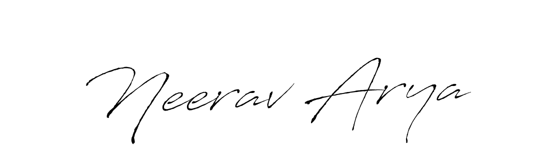 Make a beautiful signature design for name Neerav Arya. Use this online signature maker to create a handwritten signature for free. Neerav Arya signature style 6 images and pictures png