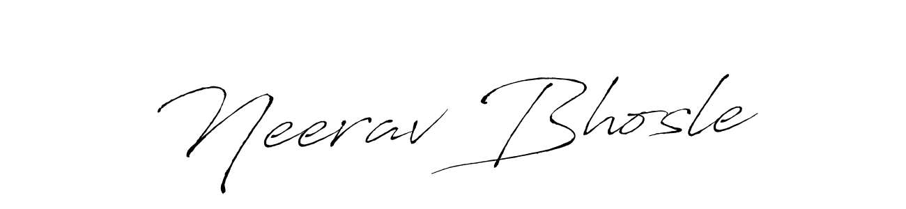 Use a signature maker to create a handwritten signature online. With this signature software, you can design (Antro_Vectra) your own signature for name Neerav Bhosle. Neerav Bhosle signature style 6 images and pictures png