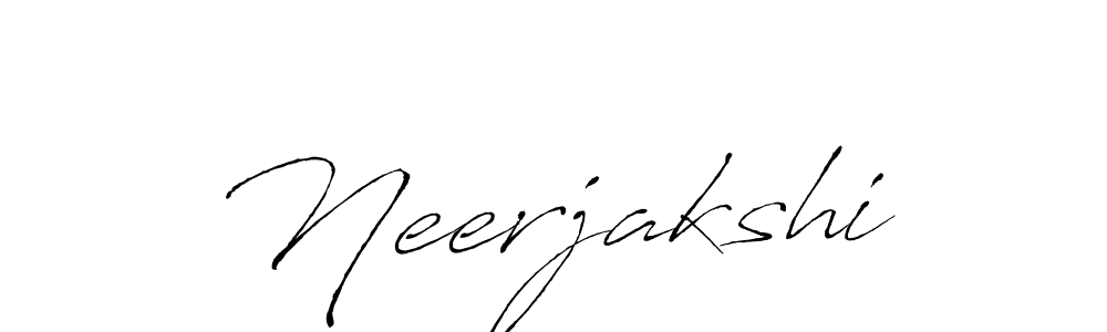 Make a beautiful signature design for name Neerjakshi. With this signature (Antro_Vectra) style, you can create a handwritten signature for free. Neerjakshi signature style 6 images and pictures png